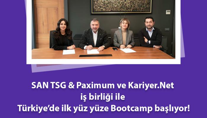 With the cooperation of SAN TSG & Paximum and Kariyer.net, the first face-to-face Bootcamp starts in Turkey!